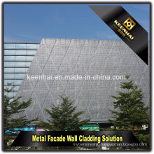 Perforated Aluminium Outdoor Decorative Wall Paneling Cladding Facade (KH-EWC010)